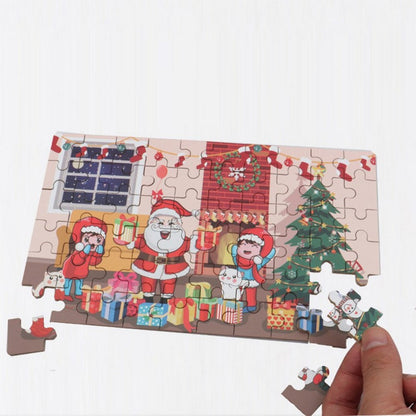 60 Piece Christmas Puzzle for Kids DIY Assembly Puzzle Educational Toy