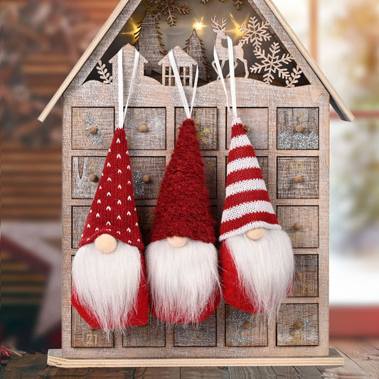Faceless Gnome Christmas Ornaments Xmas Tree Hanging Decorative Home Deocr