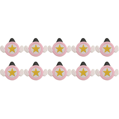 10Pcs Cute Mini Car Hooks for Face Mask Multi-Function Invisible Hangers