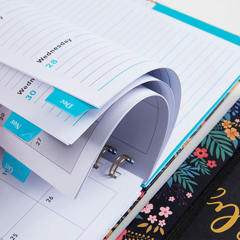 2022 Planner Weekly and Monthly with Tabs A5 Coil Notebook