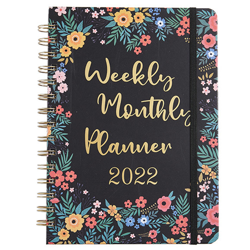 2022 Planner Weekly and Monthly with Tabs A5 Coil Notebook