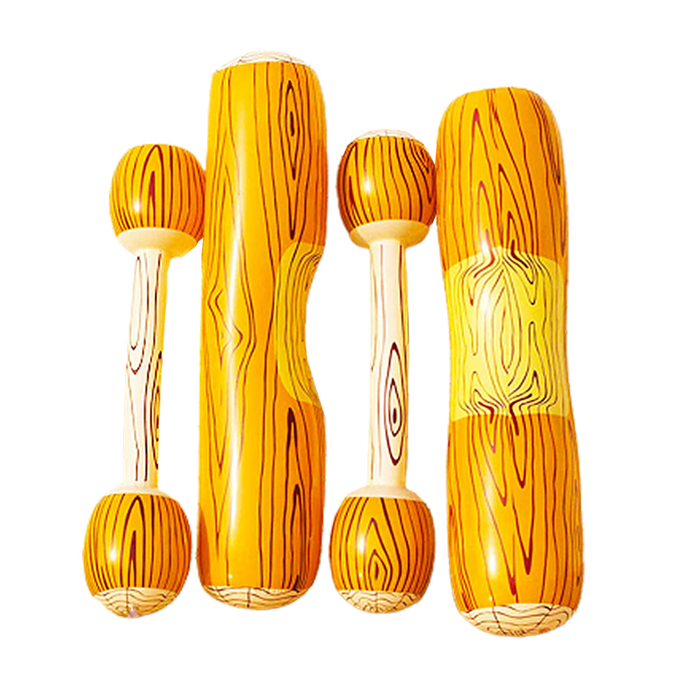 4Pcs Inflatable Battle Logs Toys Floating Pool Toy