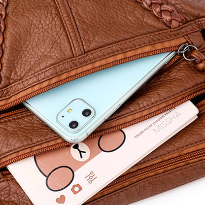 Women Leather Cross body Purse Shoulder Bag