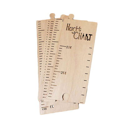 Growth Height Chart Wooden Ruler Wall Decor