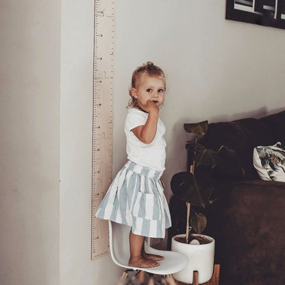 Growth Height Chart Wooden Ruler Wall Decor