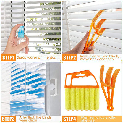 Washable Venetian Blind Cleaner Brush Duster Cleaning Tool