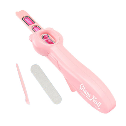 Push Type DIY Nail Machine with Nail Sticker Kit for Girls
