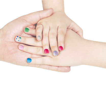 Push Type DIY Nail Machine with Nail Sticker Kit for Girls