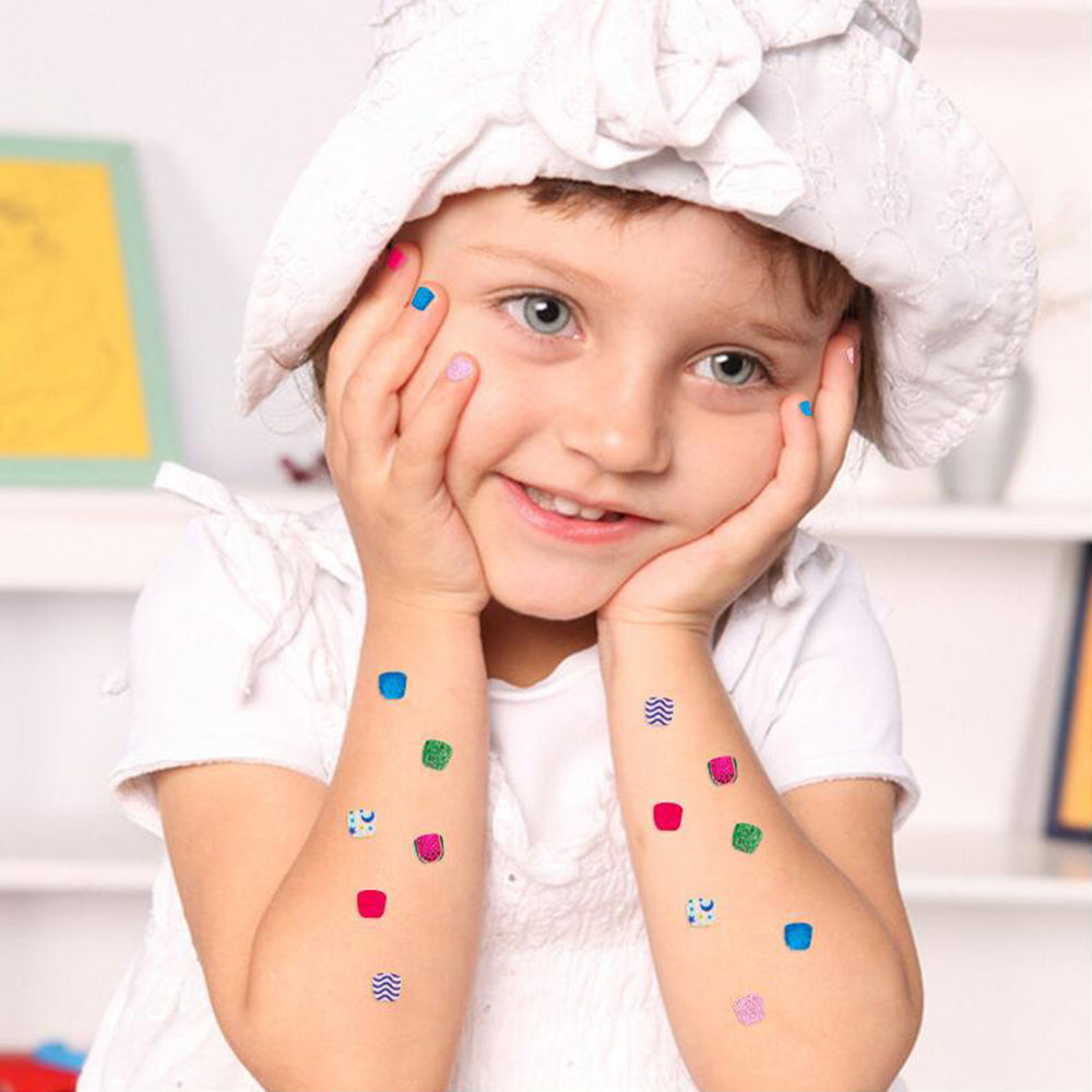Push Type DIY Nail Machine with Nail Sticker Kit for Girls