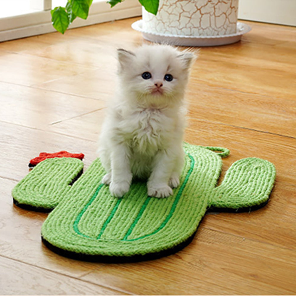 Durable Cat Scratching Mat Sisal Felt Cat Scratcher Scratching Pad
