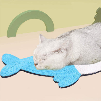 Durable Cat Scratching Mat Sisal Felt Cat Scratcher Scratching Pad