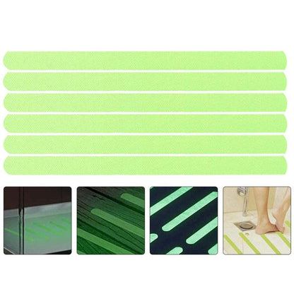 12Pcs Self-Adhesive Luminous Anti-Slip Strips Stair Treads Anti-slip Tape