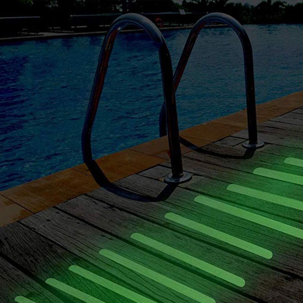 12Pcs Self-Adhesive Luminous Anti-Slip Strips Stair Treads Anti-slip Tape