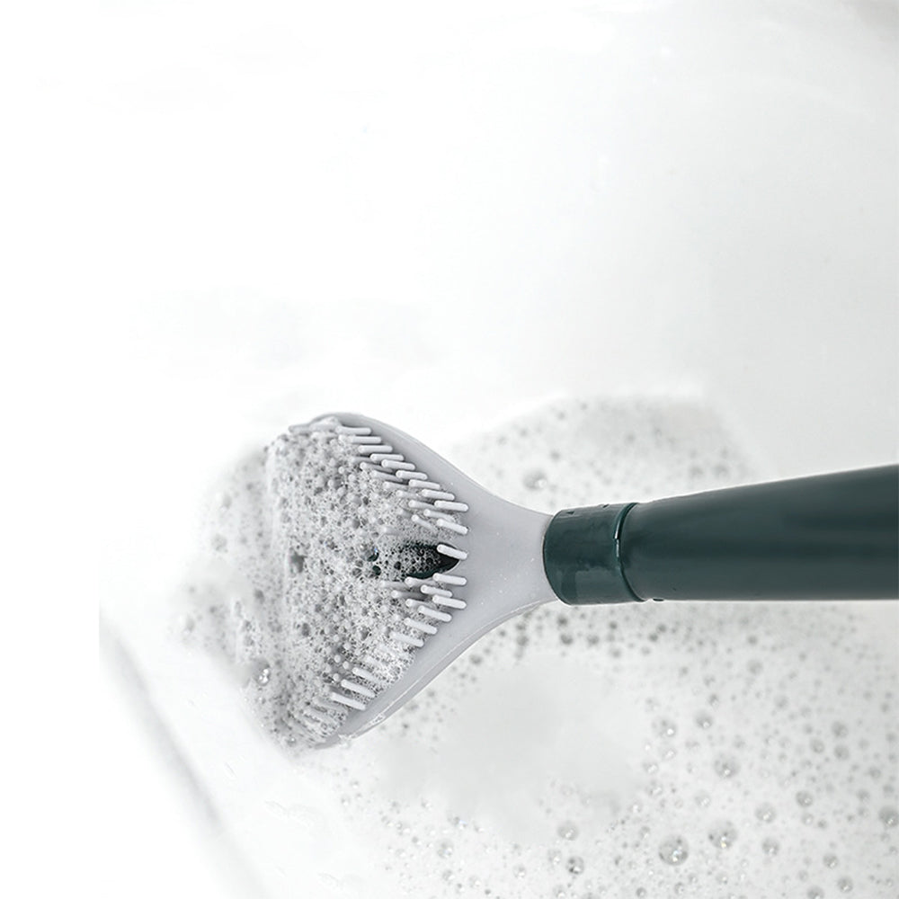 Toilet Brush Wall-Mounted Cleaning Brush Green