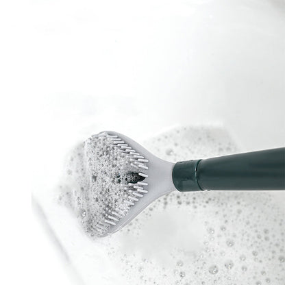 Toilet Brush Wall-Mounted Cleaning Brush Green