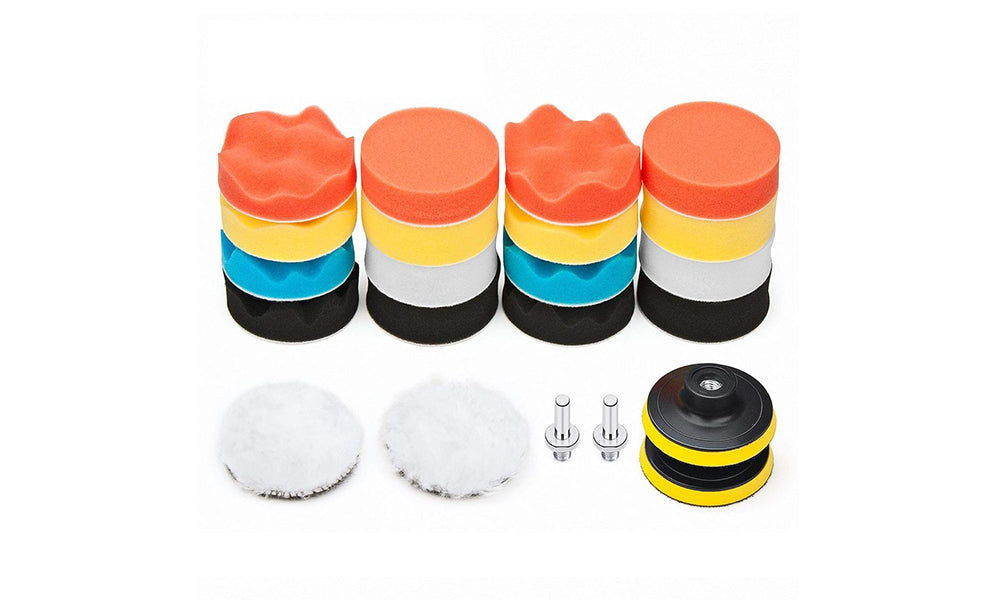 22Pcs Car Foam Drill Polishing Pad Kit