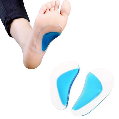 6 Pairs of Gel Insoles Arch Support Insoles Pad Orthotic Shoe Insoles Cushion For Flat Feet