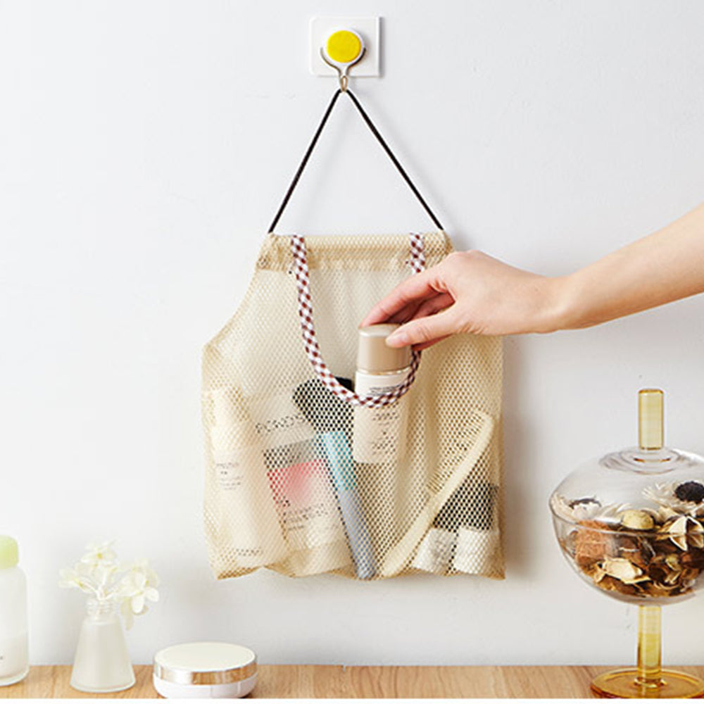 4Pcs Kitchen Reusable Mesh Storage Hanging Bag