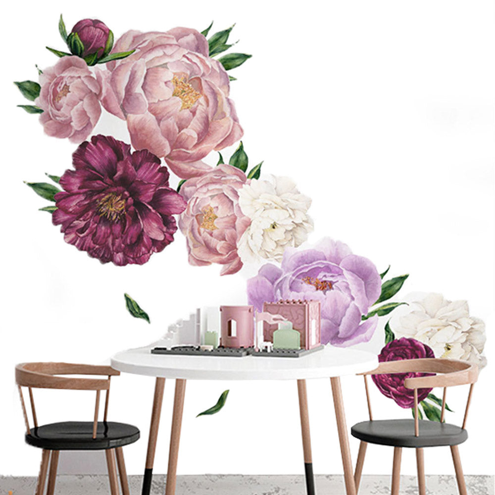 Flower Wall Stickers Girls Home Room Nursery Decor Wall Decal