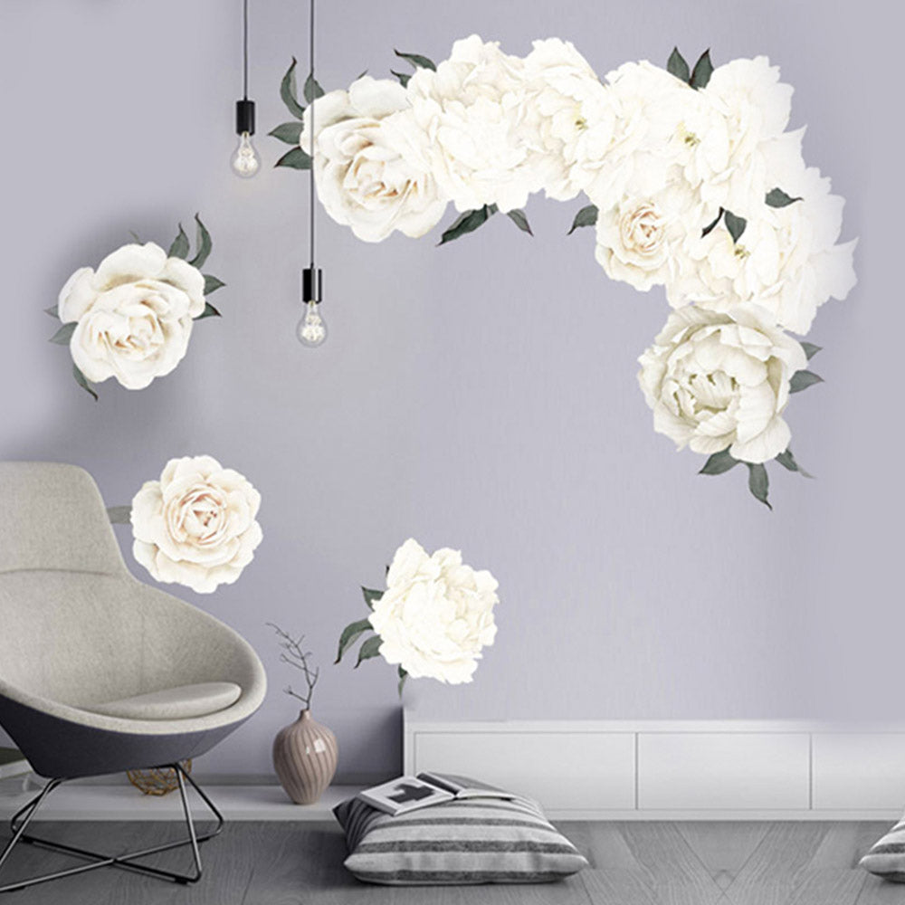 Flower Wall Stickers Girls Home Room Nursery Decor Wall Decal