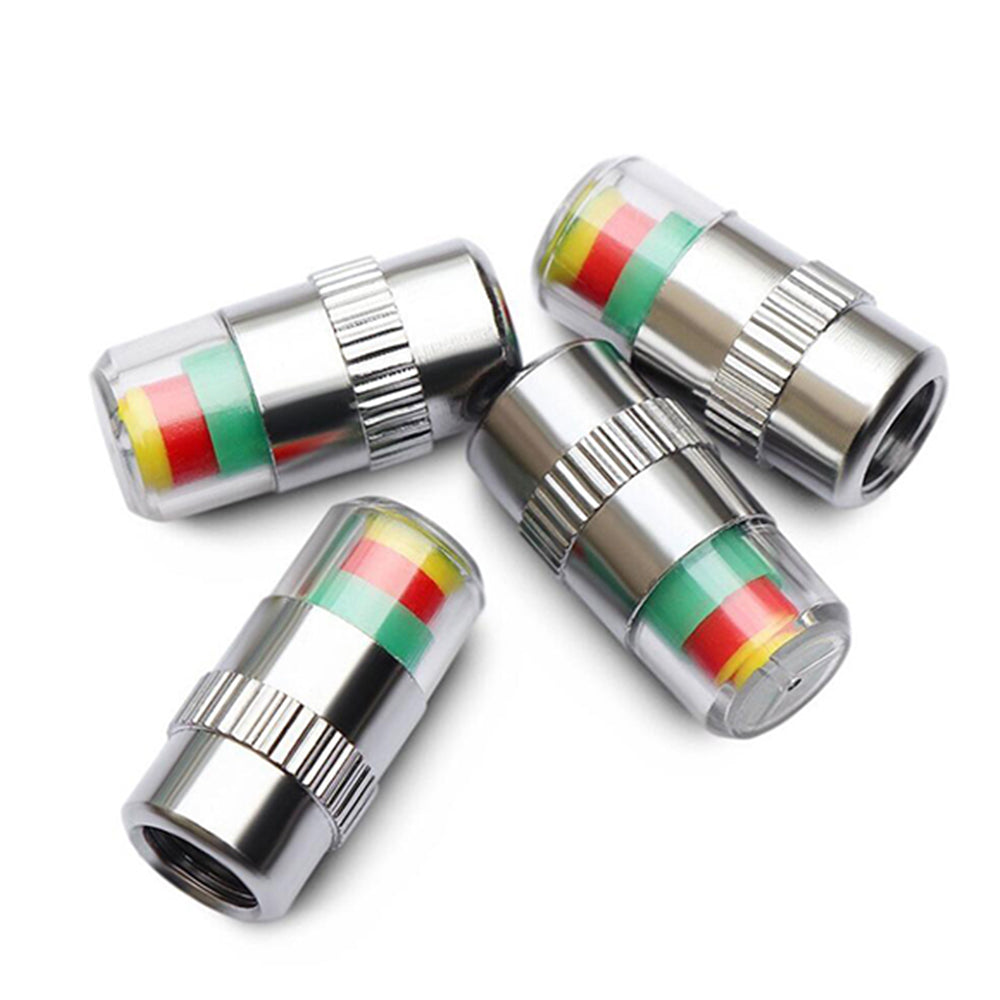 8PCS Tyre Pressure Valve Caps with Indicators