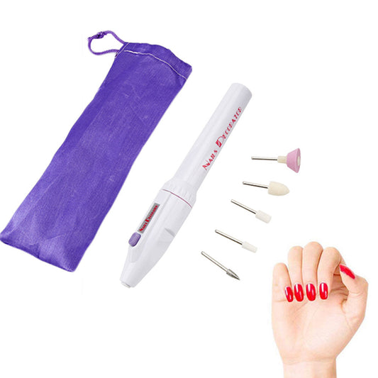 5 in 1 Nail Trimming Kit Electric Salon Shaper Manicure Pedicure Set Art Nail