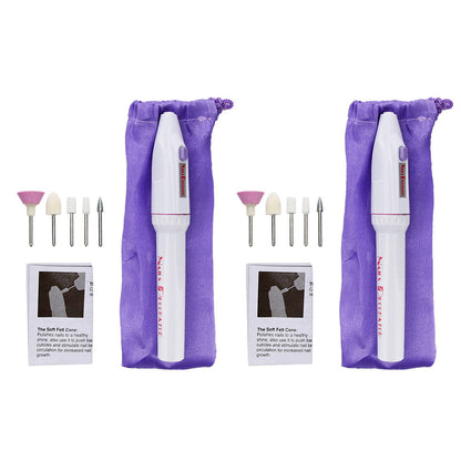 5 in 1 Nail Trimming Kit Electric Salon Shaper Manicure Pedicure Set Art Nail