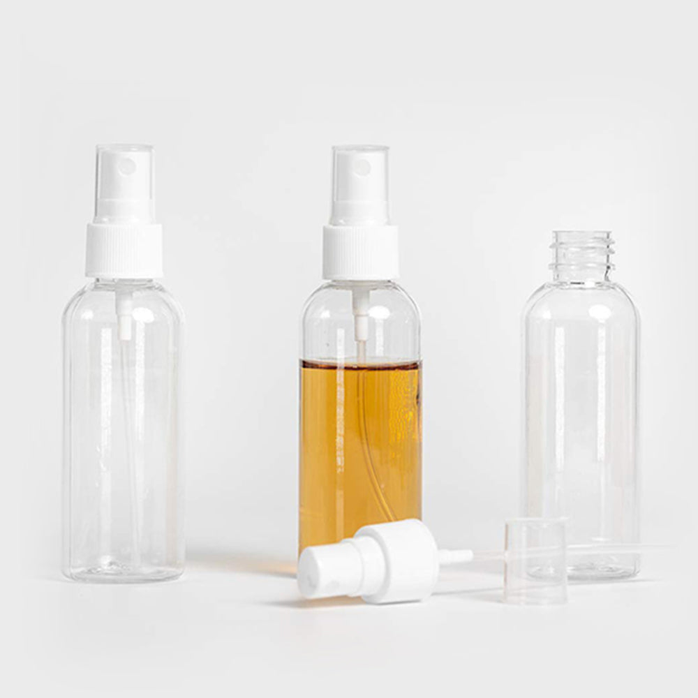 2-4-8Pk 100ml Empty Plastic Pump Spray Bottles Travel Perfume Atomiser