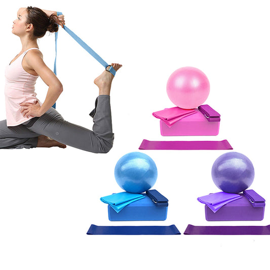 5 Pcs Yoga Pliates Set Workout Kit Professional Exercise Essentials