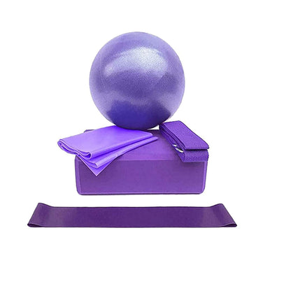 5 Pcs Yoga Pliates Set Workout Kit Professional Exercise Essentials