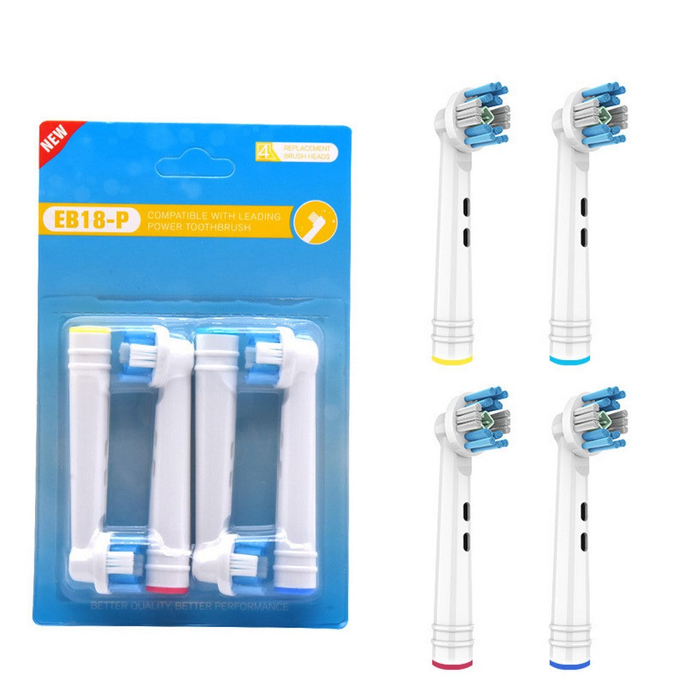4pcs Replacement Brush Heads Electric Toothbrush Heads Compatible with Oral B -Style 2