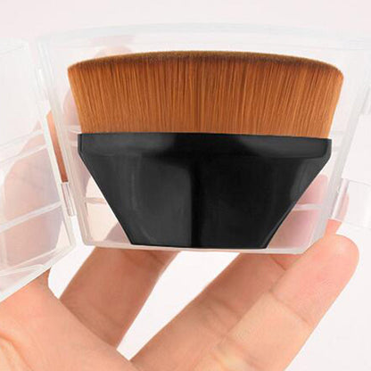 2Pcs Makeup Brushes Seamless Foundation Brushes with Storage Cases