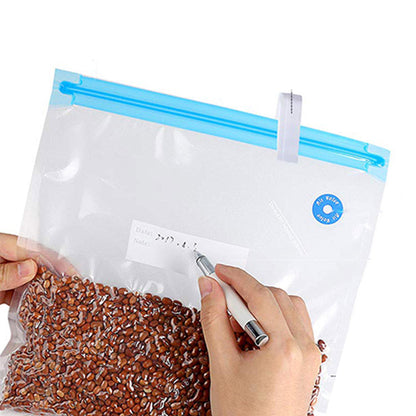 20Pcs 16x22CM Reusable Food Vacuum Sealer Bag with 1 X Manual Pump