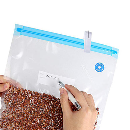 20PCS 22x28CM Reusable Food Vacuum Sealer Bag with One Manual Pump