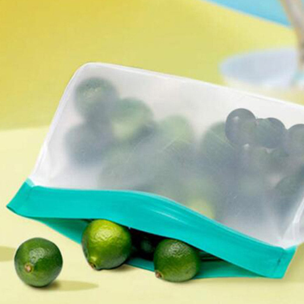 3Pcs Reusable Ziplock Leakproof Snack Bags Food Storage Bags