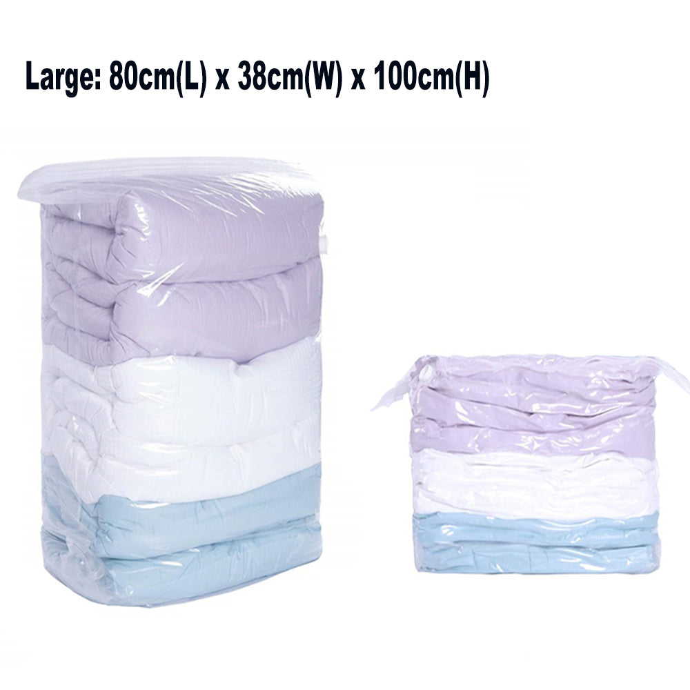 4Pcs Vacuum Storage Bags Wardrobe Vacuum Compression Storage Bags