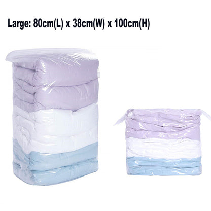 4Pcs Vacuum Storage Bags Wardrobe Vacuum Compression Storage Bags