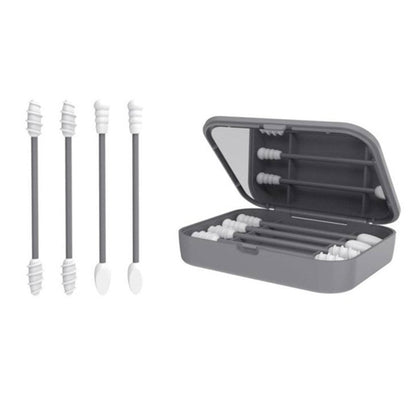 Reusable Silicone Ear Cleaning Swabs Set