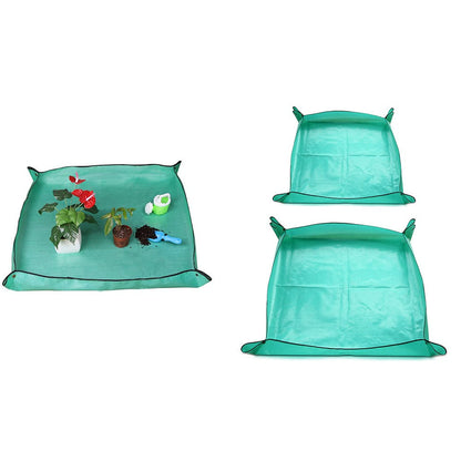 2Pcs Garden Waterproof Plant Repotting Square Mat