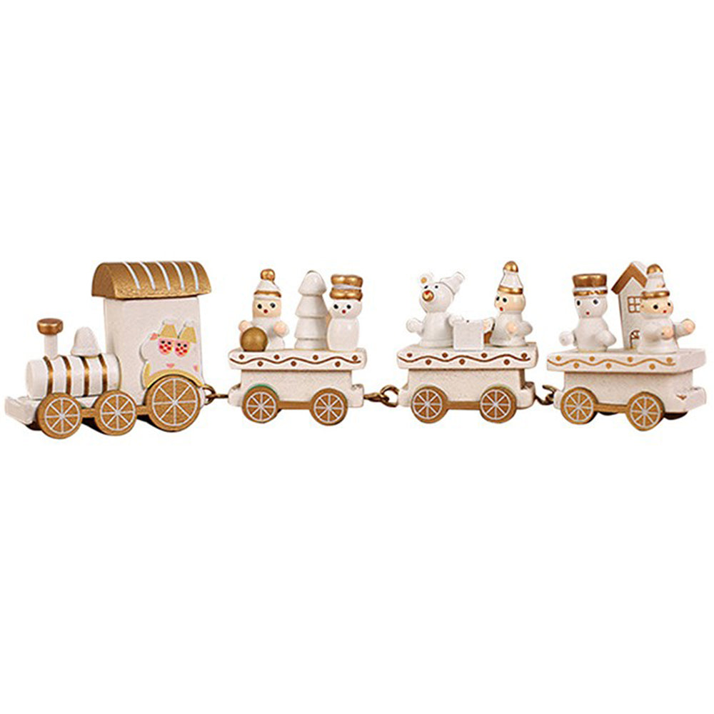 Christmas Wooden Train Ornaments