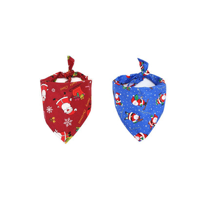2 X Christmas Xmas Pet Bandana Style 1 Style 5