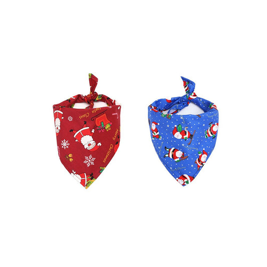 2 X Christmas Xmas Pet Bandana Style 1 Style 5