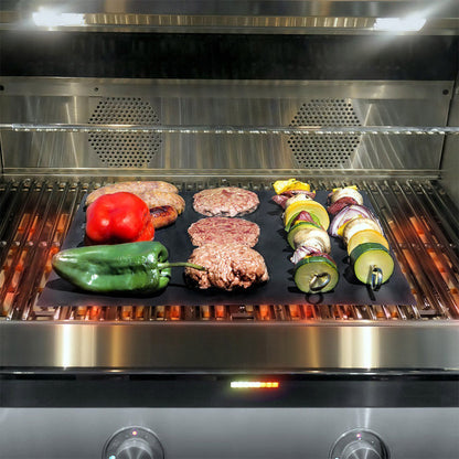 3pcs or 6pcs Reusable PTFE Non-Stick Oven Liners BBQ Grilling Pads