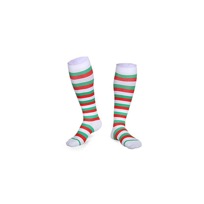 Christmas Compression Socks Knee Length Socks for Women and Men-Style 1