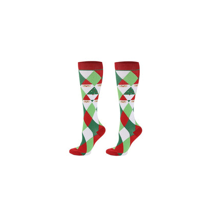 Christmas Compression Socks Knee Length Socks for Women and Men-Style 2
