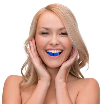 1Pc Jaw Exerciser Silicone Jawline Shaper Facial Exerciser - Blue