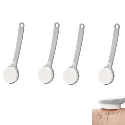 4Pcs Long Handle Shower Sponge Wand for Back and Feet
