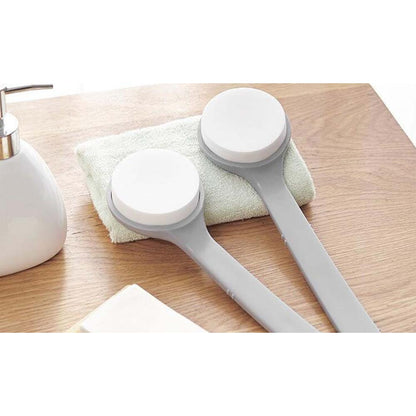 2Pcs Long Handle Back Lotion Applicator Shower Sponge