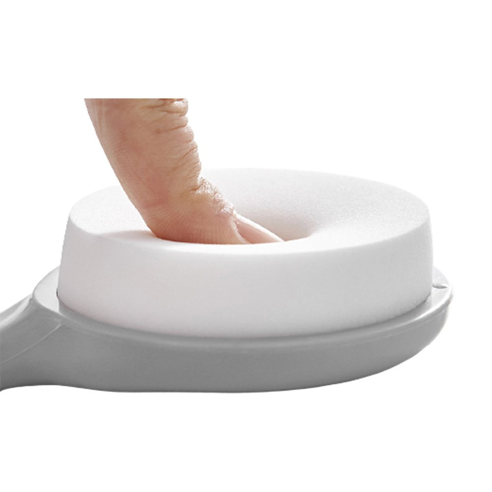 4Pcs Long Handle Shower Sponge Wand for Back and Feet