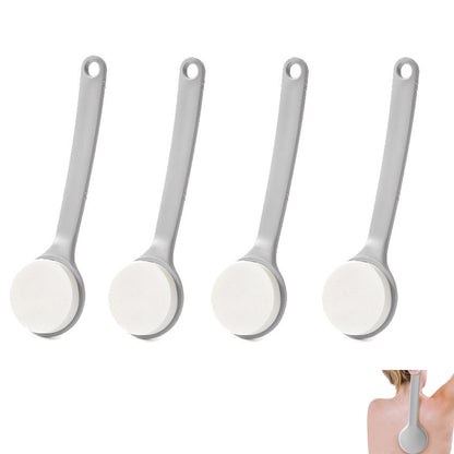 4Pcs Long Handle Shower Sponge Wand for Back and Feet